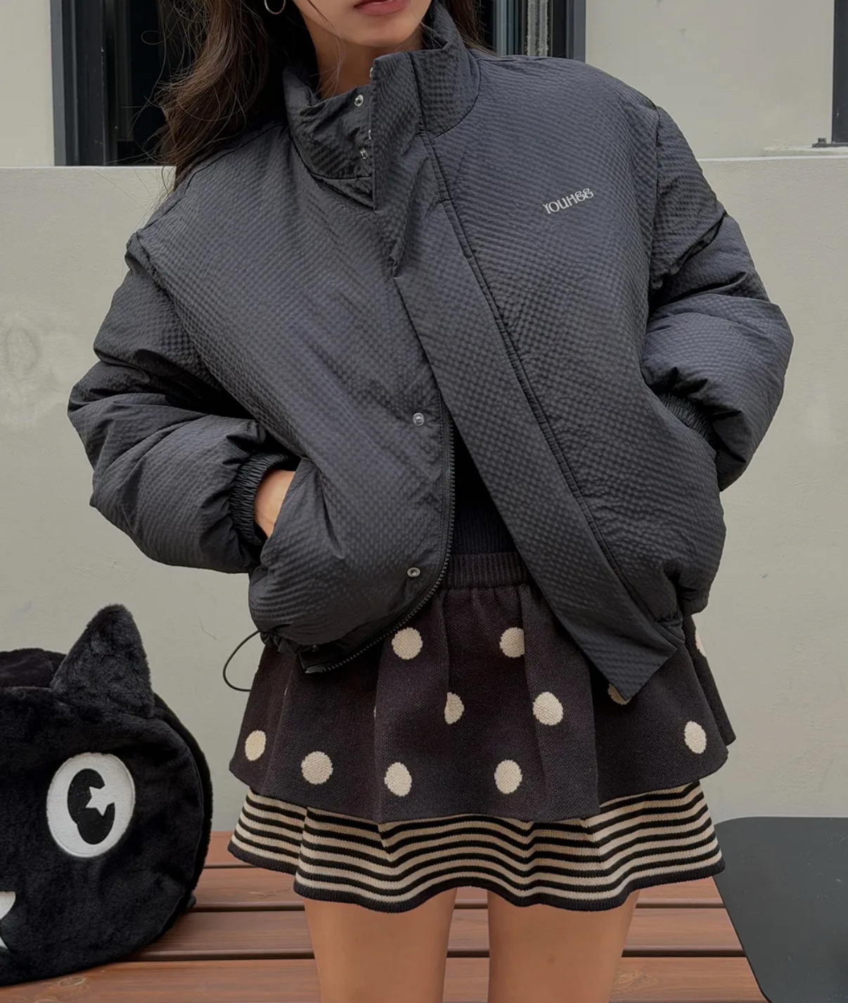 youhee - SORBET PUFFER (BLACK)