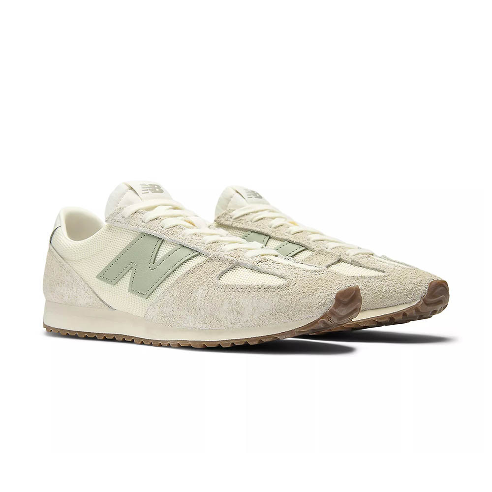 New Balance 471 男鞋 女鞋 奶茶綠色 復古 穿搭 麂皮 舒適 運動 休閒鞋 U471KAC