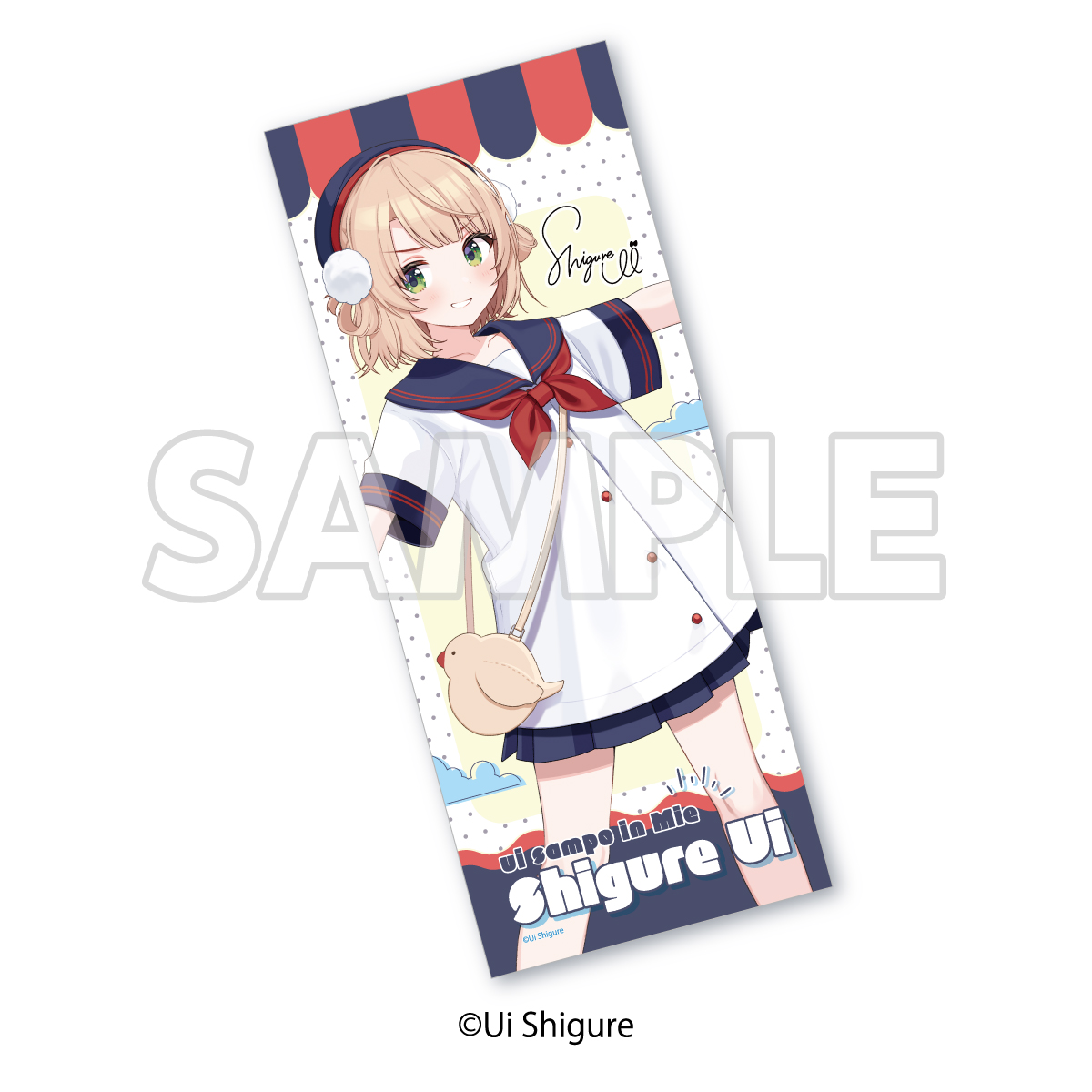 「ACG.GO」「預購」時雨羽衣 ういさんぽ in 三重 しぐれうい×三重スタンプラリー×JR東海 毛巾