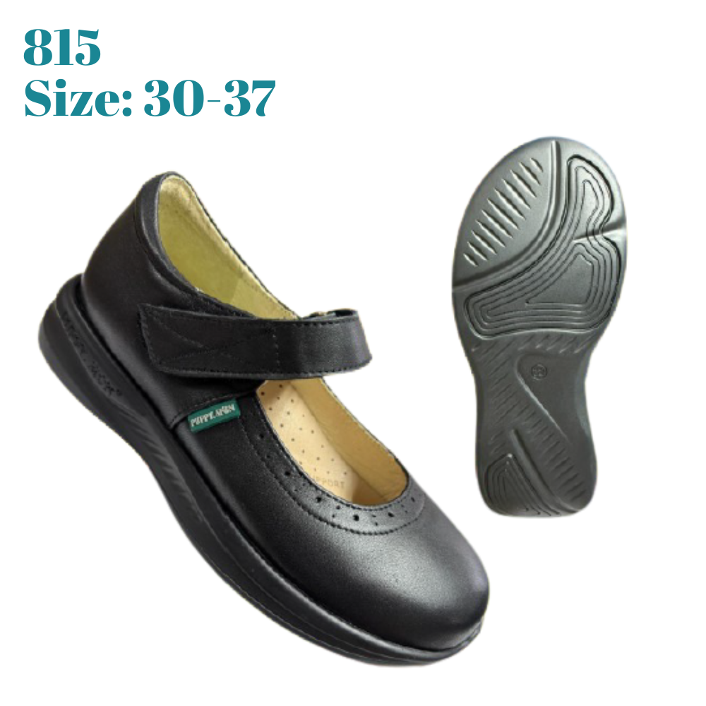 PuppyMon真皮學生女皮鞋