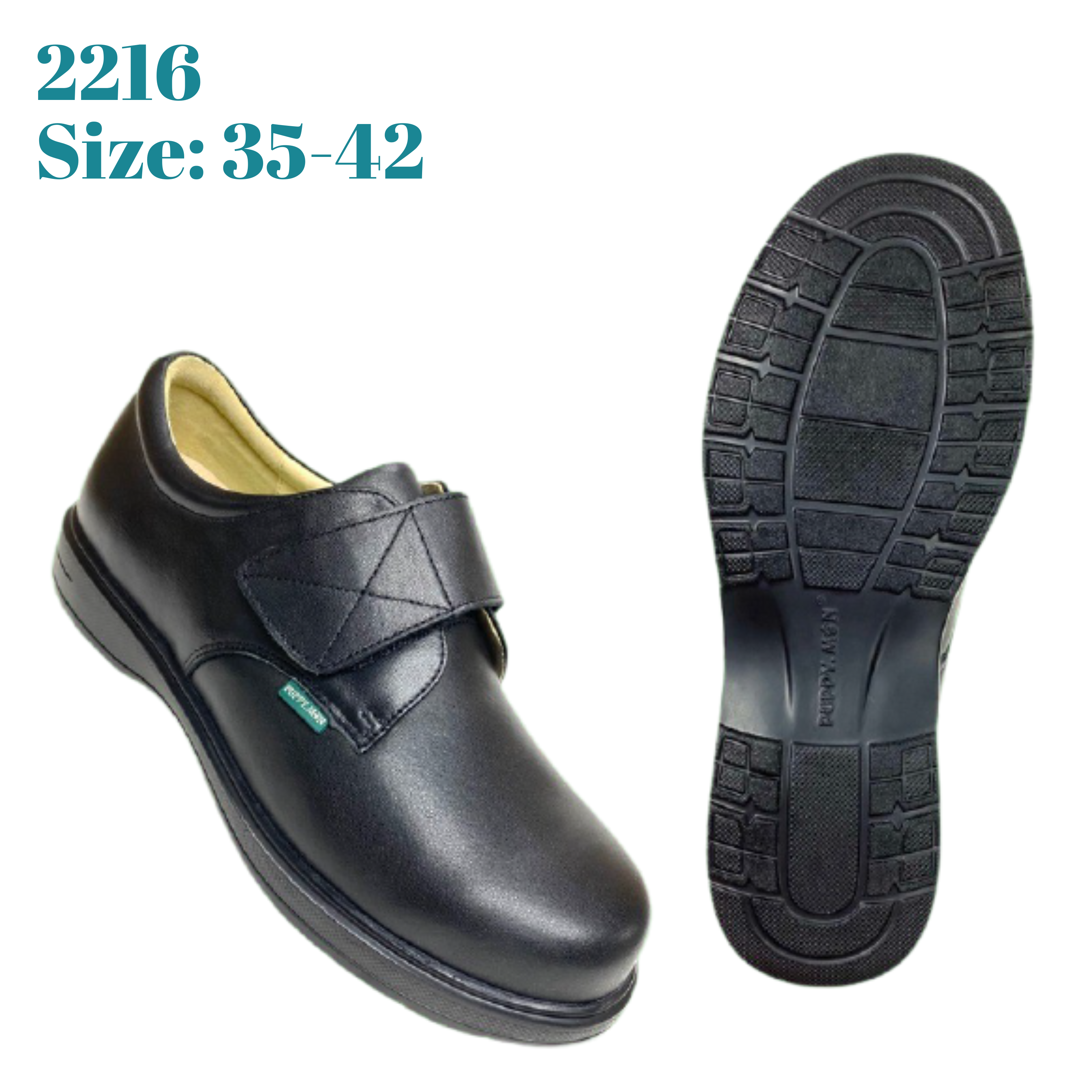 PuppyMon真皮學生皮鞋