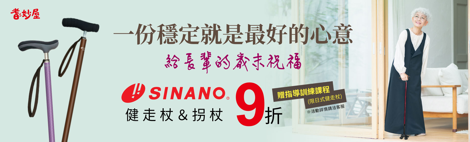 SINANO精選健走杖/手杖9折