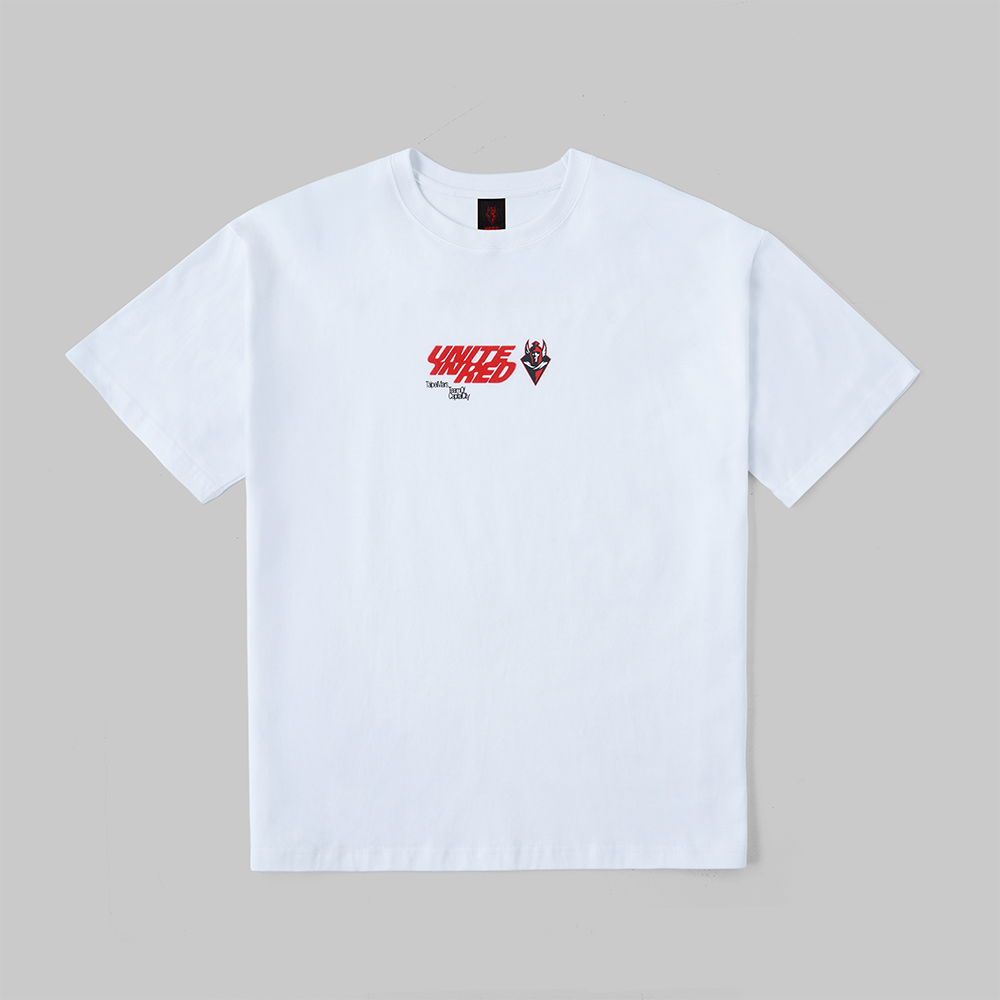 25-26 UNITE IN RED TEE｜WHITE
