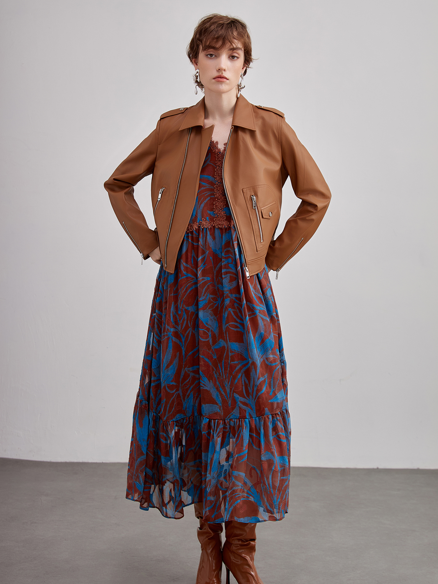 mi-tu 機車款皮衣外套