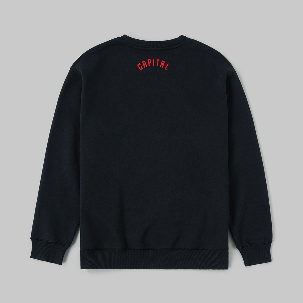25-26 UNITE IN RED CREWNECK | BLACK