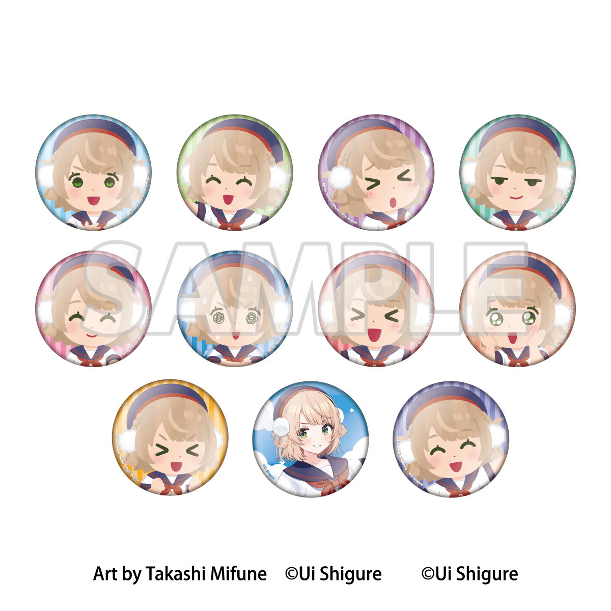 「ACG.GO」「預購」時雨羽衣 ういさんぽ in 三重 しぐれうい×三重スタンプラリー×JR東海 襟章 BOX