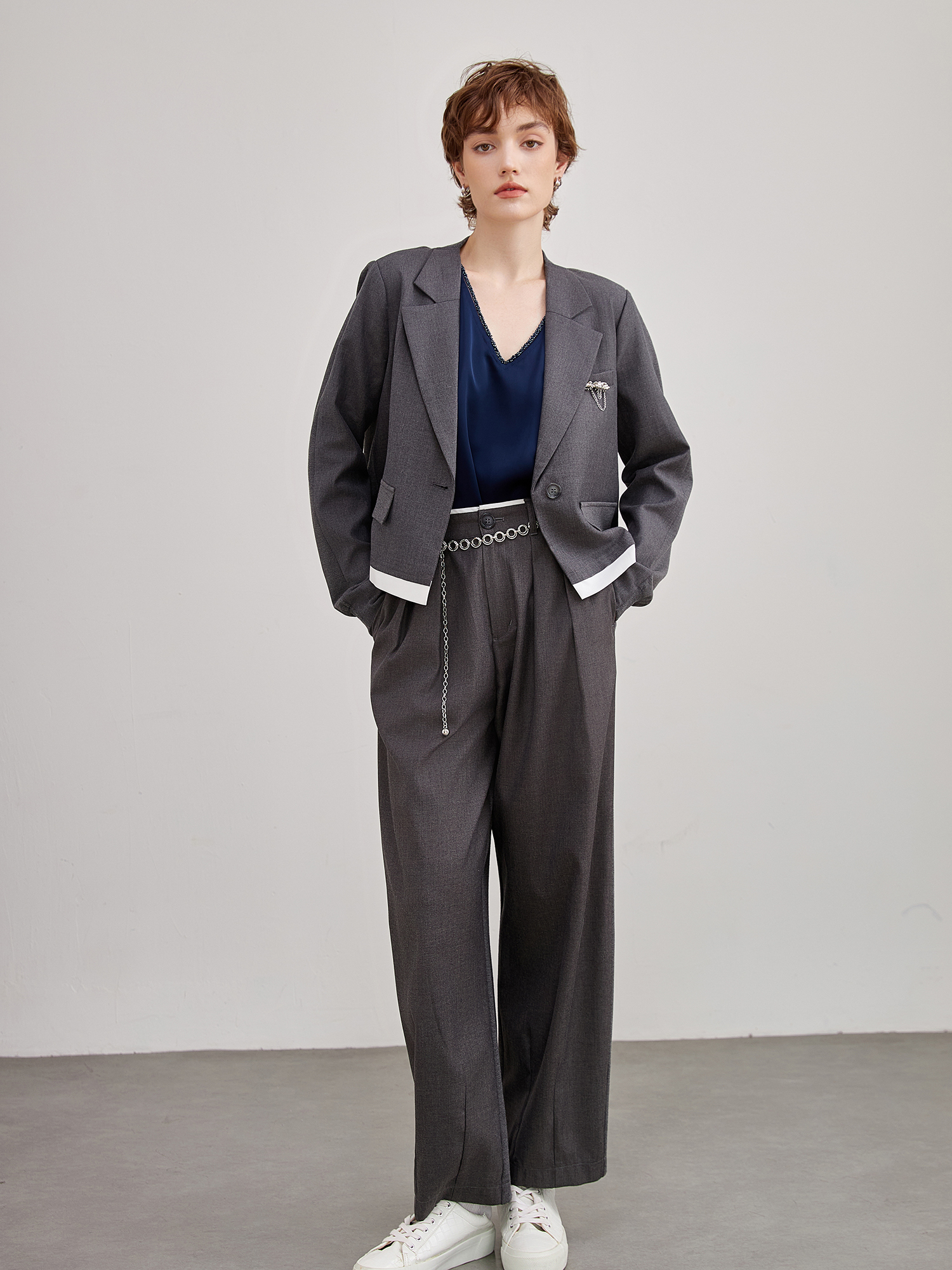 mi-tu 闊腿休閒褲