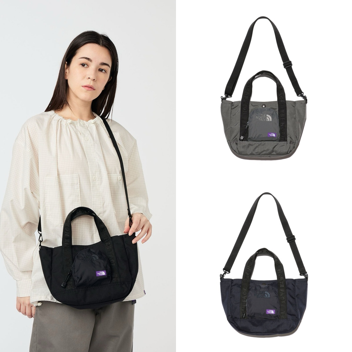 現貨+預購┃日本 紫標 TNF PURPLE LABEL CORDURA Nylon Shoulder Tote Bag 肩背包 托特包 手提包