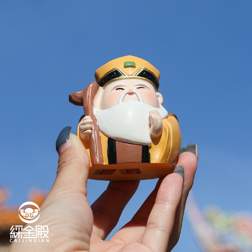 土地公-福氣小神明擺件｜平安｜農業收成｜求財｜公仔｜居家｜可愛【綵金殿】