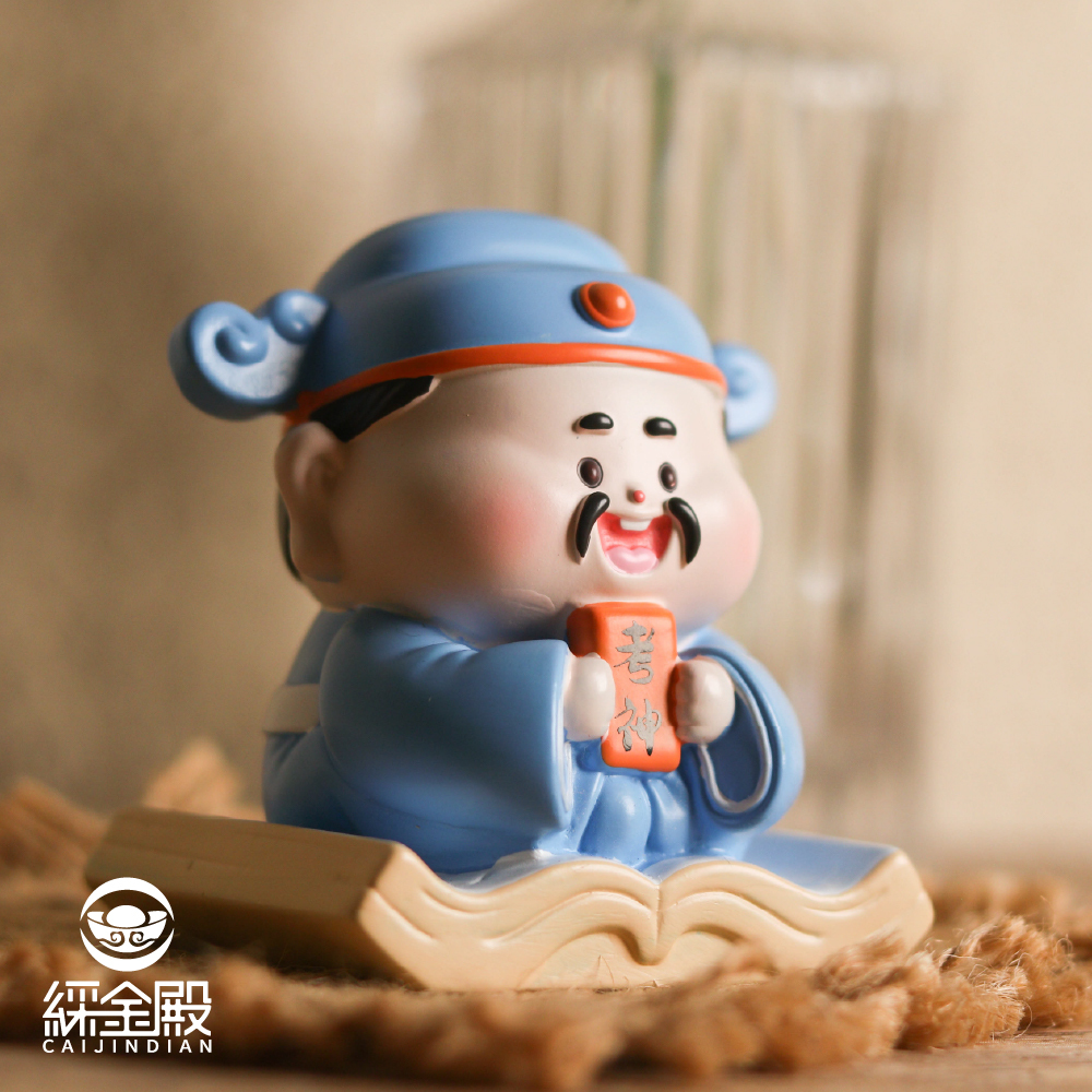 文昌帝君-福氣小神明擺件｜學業｜步步高昇｜開智慧｜升職｜公仔｜居家｜可愛【綵金殿】