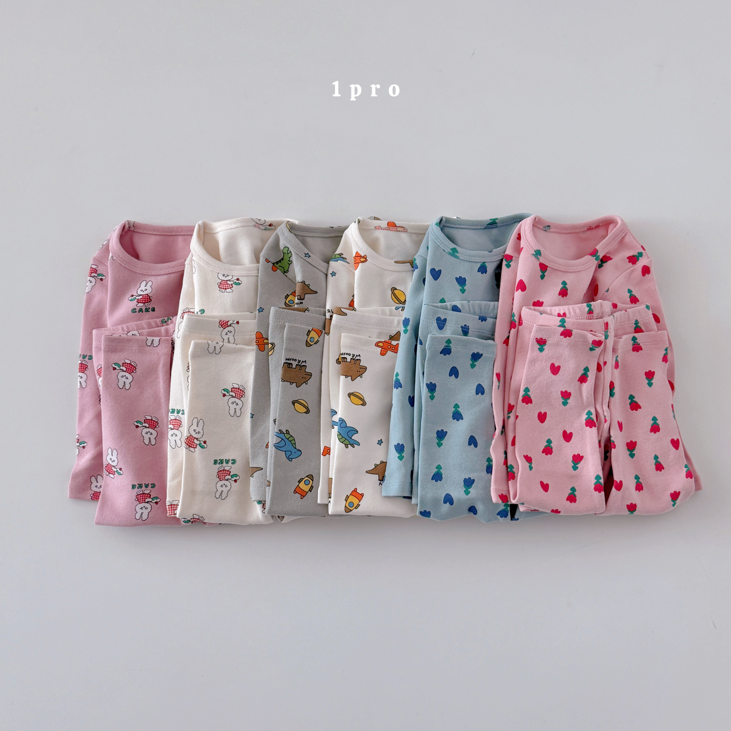 韓國🇰🇷1pro 滿版舒適彈力家居服(5-11)