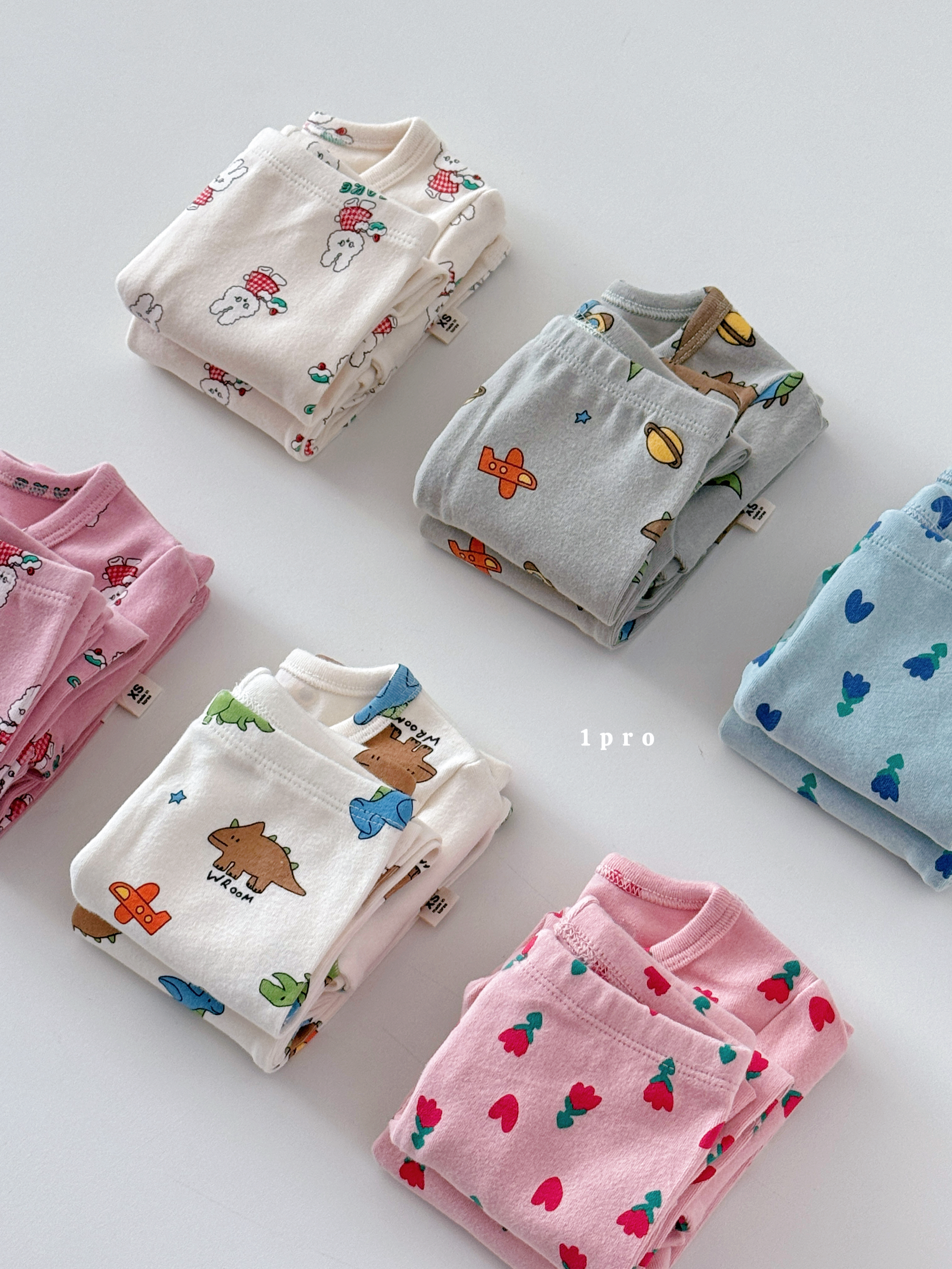 韓國🇰🇷1pro 滿版舒適彈力家居服(5-11)