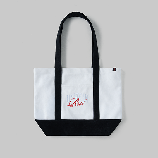 25-26 UNITE IN RED 24oz CANVAS TOTE BAG