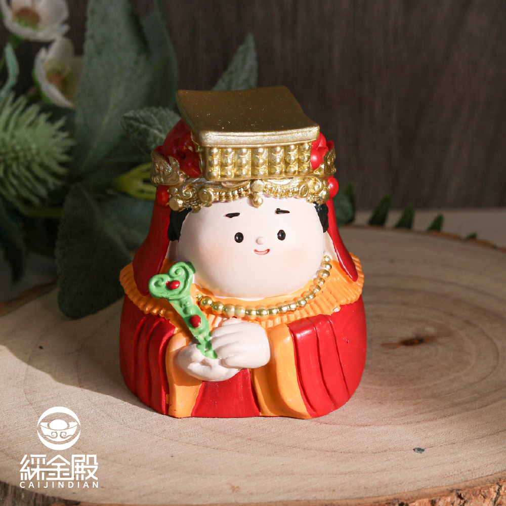 媽祖-福氣小神明擺件｜平安｜驅邪化煞｜生意興隆｜公仔｜居家｜可愛【綵金殿】