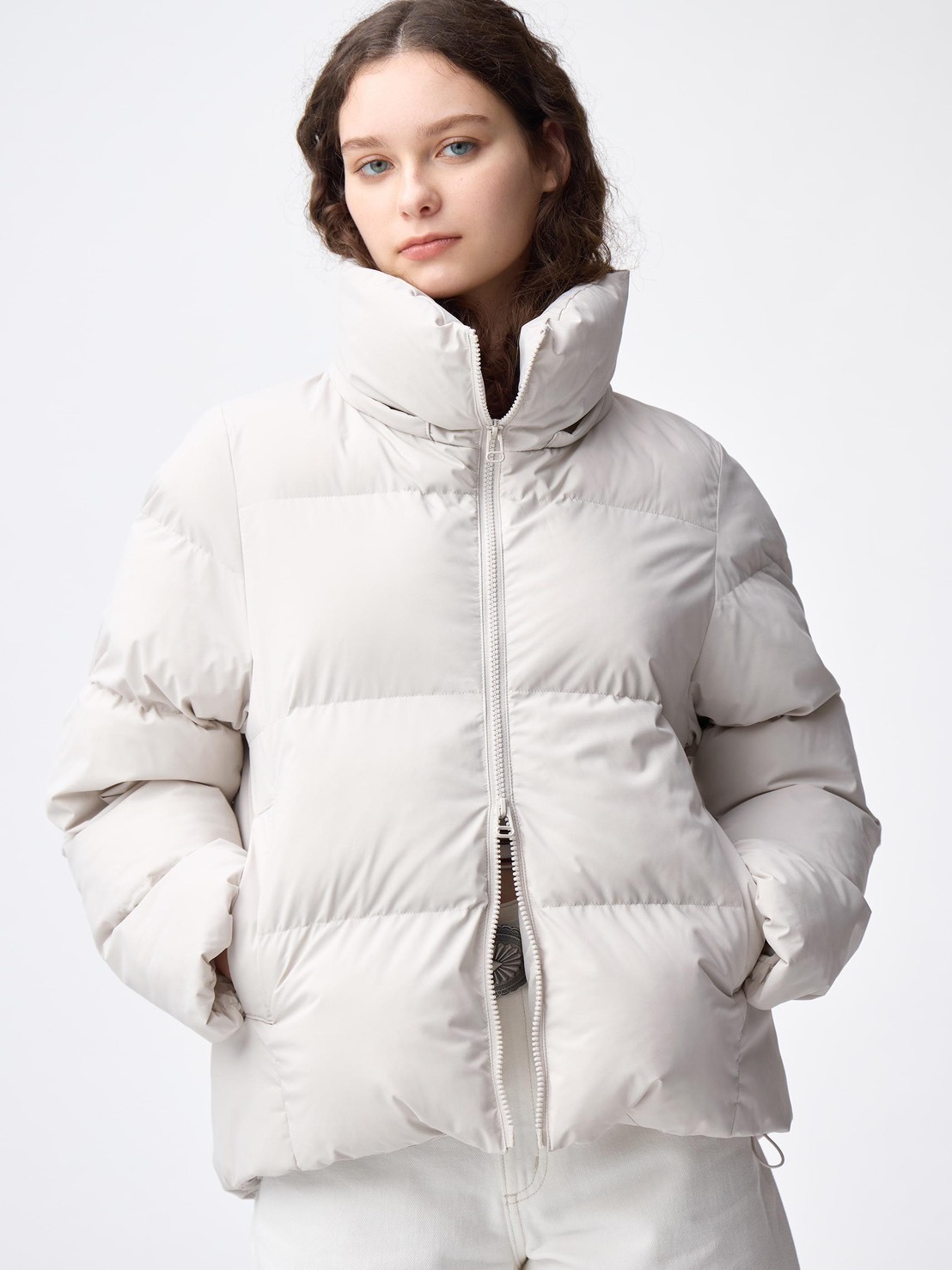 #預購 日本限定 GU WARM PADDED 防潑水 防風夾層外套 女款 四色 357497