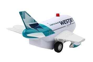 西捷航空 聲光迴力飛機玩具