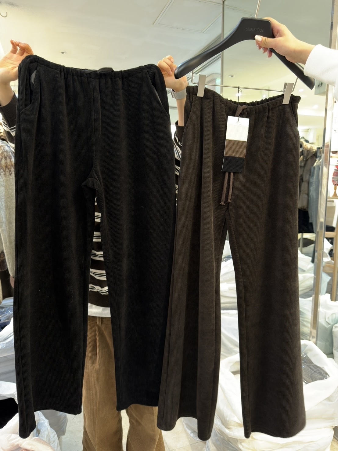 【韓國連線】B02 燈芯絨休閒褲