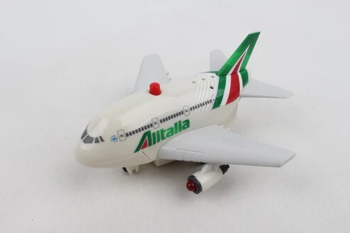 義大利航空 聲光迴力飛機玩具