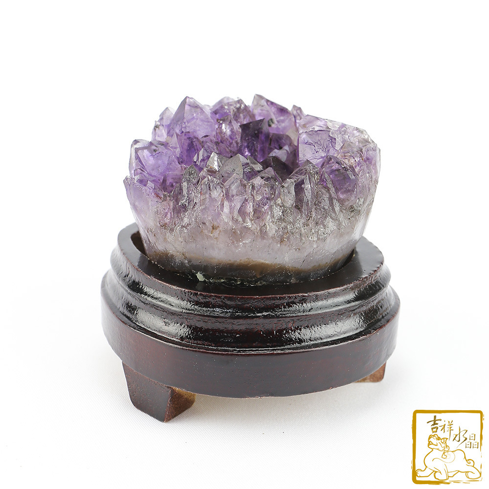 巴西紫水晶簇 725g 文昌鼎盛