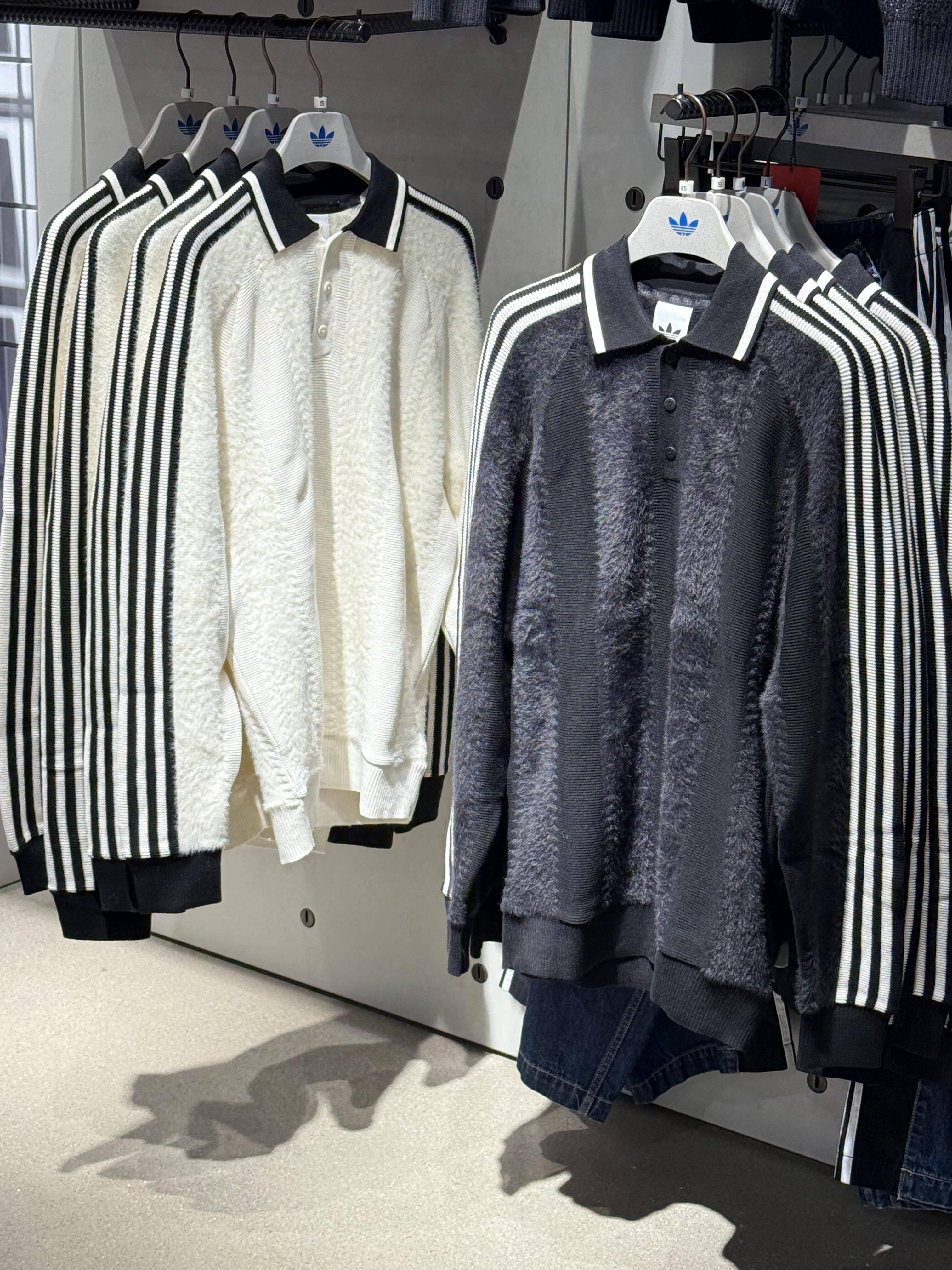 Adidas Originals Knitted Premium 立領直條紋針織衫 寬鬆 學院風 2色 JX3836 JX3835/預購