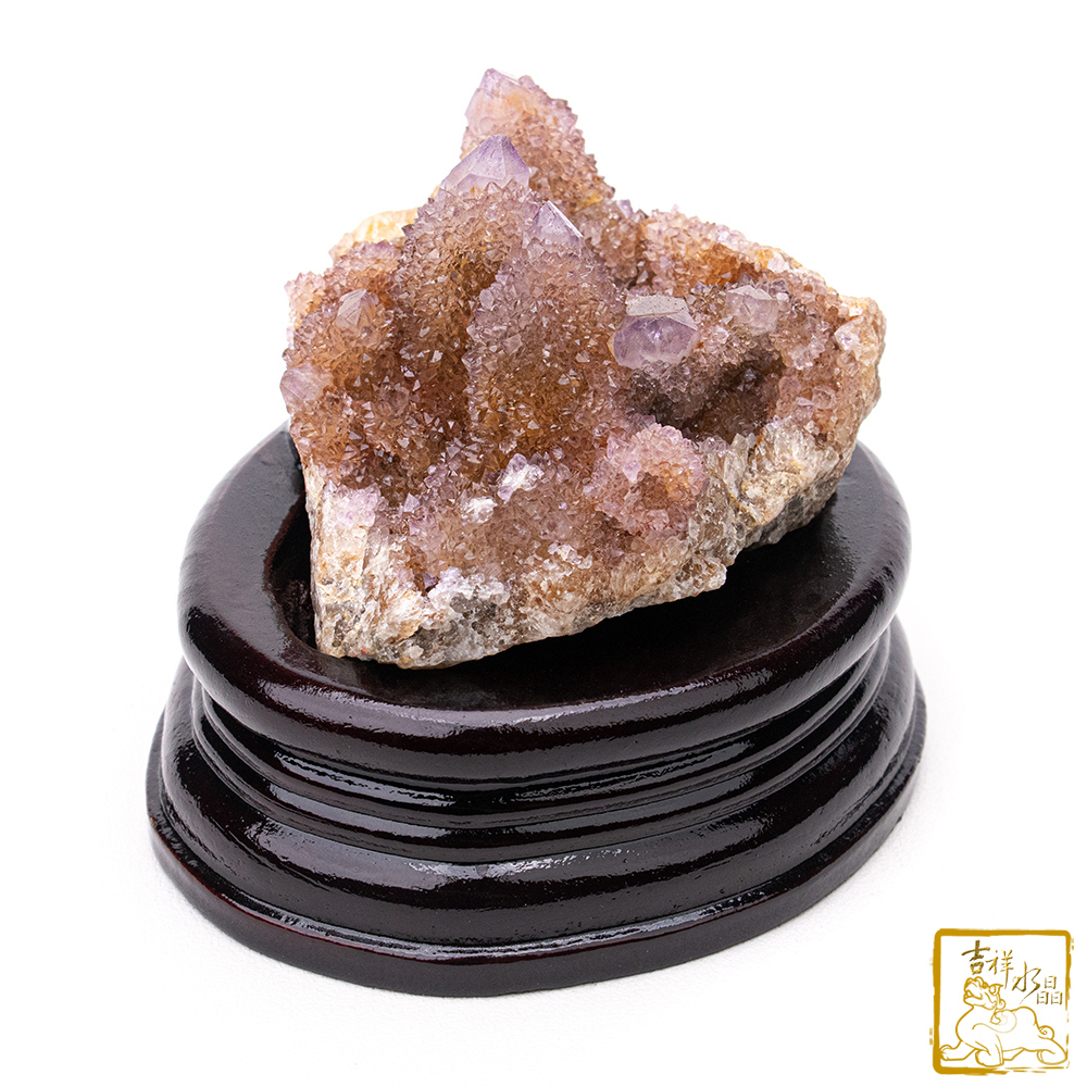 南非仙人掌紫水晶簇 547g 文昌鼎盛