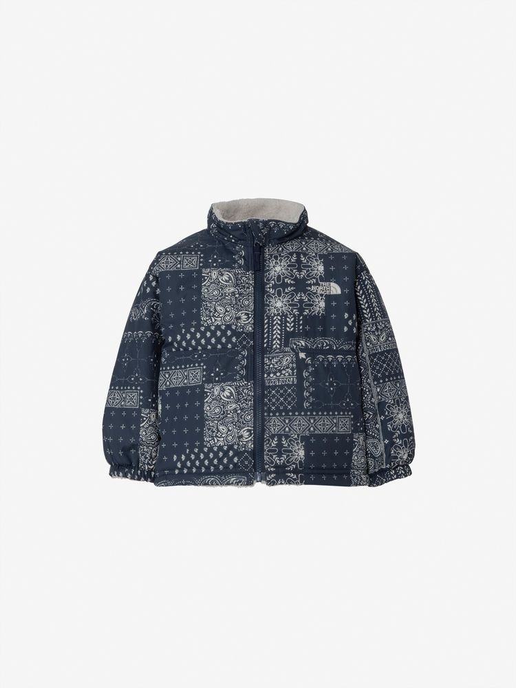 預購┃日本店鋪限定 嬰兒款 TNF Baby Novelty Reversible Cozy Jacket 雙面穿 毛毛 變形蟲 外套