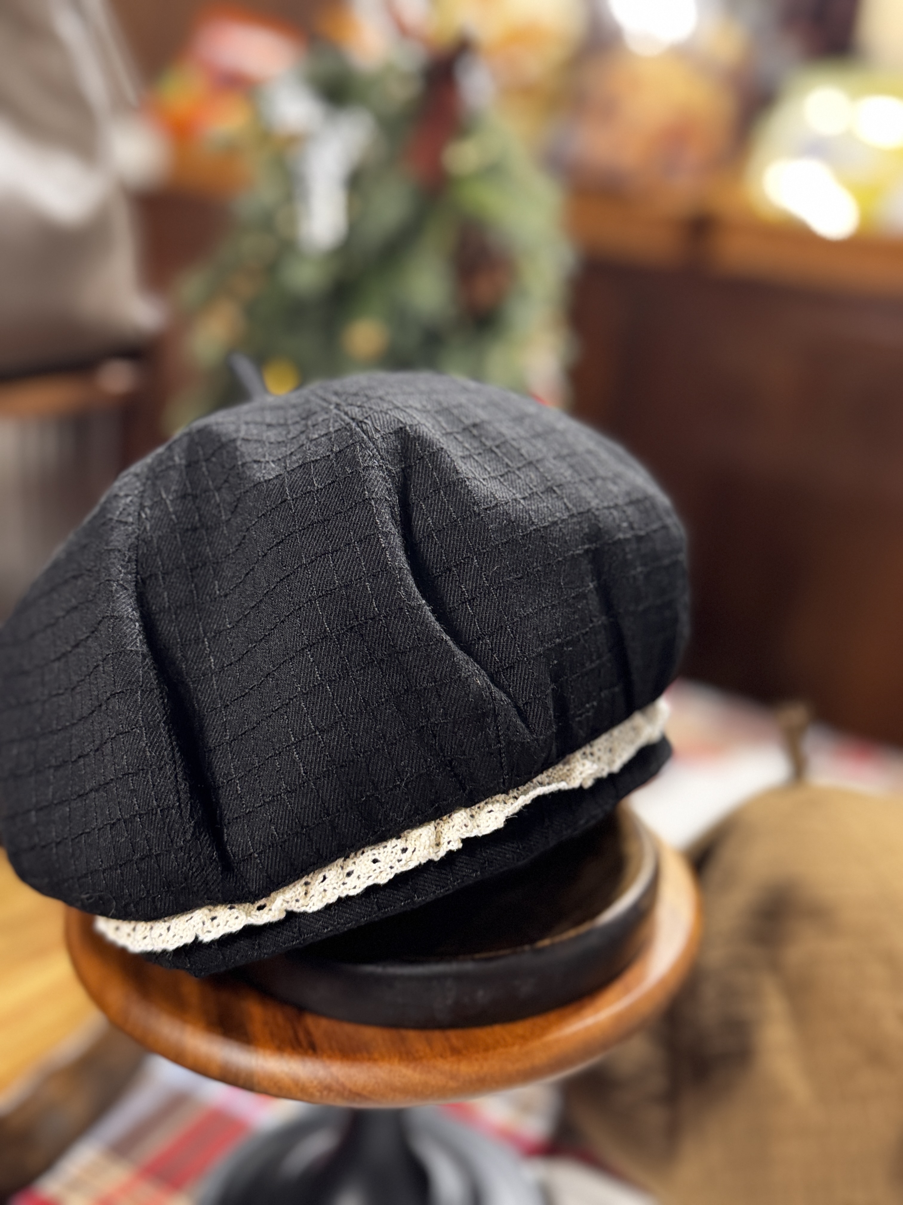 ⬇️開倉低至半價😱FINALSALE📣 日系喱士邊貝雷帽BERETS（FREESIZE 頭圍可調整）【不設退換】