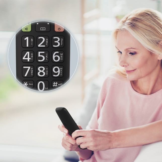 樂聲 Panasonic   KX-TGU110HKB‧DECT 數碼室內無線電話‧香港行貨,原廠1年保養‧