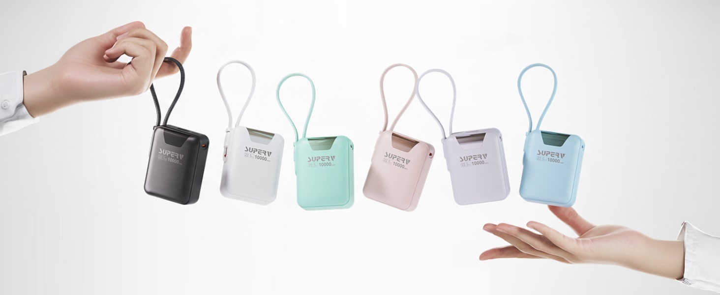【直播】LL111807 Superv Power15 10000mAh 22.5W便攜式移動電源 [CCC認證]
