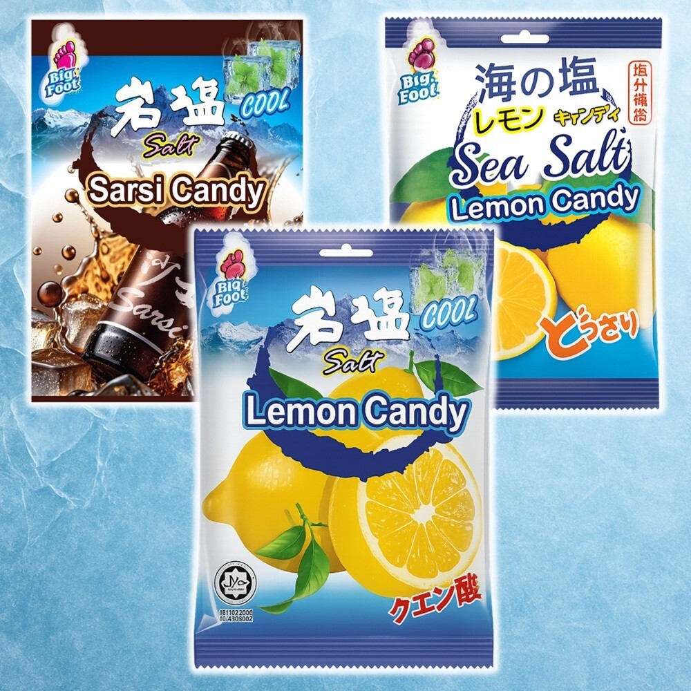 馬來西亞 Big Foot BF 大腳 檸檬糖 128g