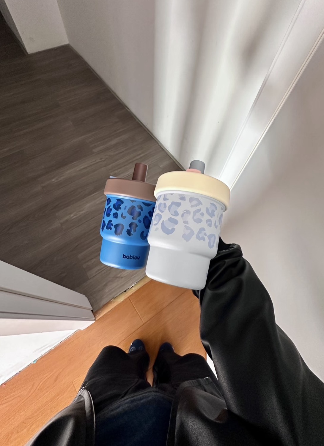 <熱銷第二團!!單件免運> bablov 豹紋水杯 610ml