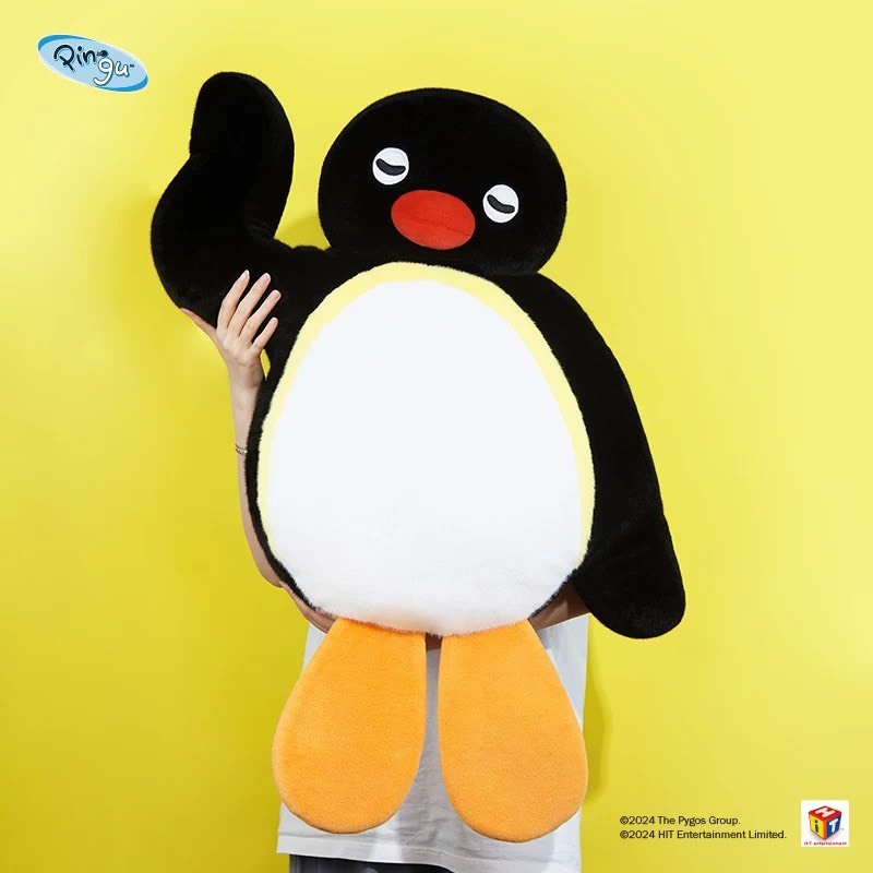 正版授權 PINGU 扁扁 抱枕