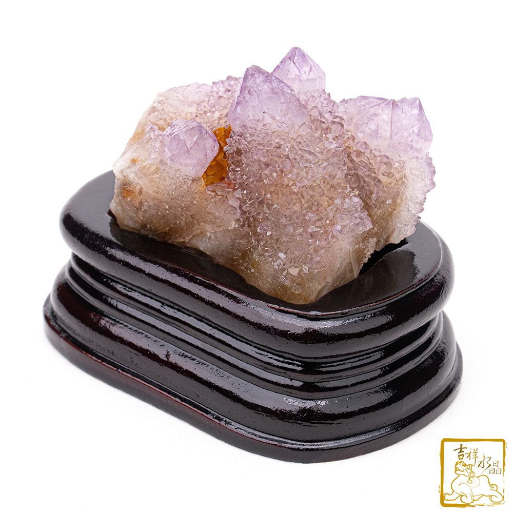 南非仙人掌紫水晶簇 379g 療癒靈性