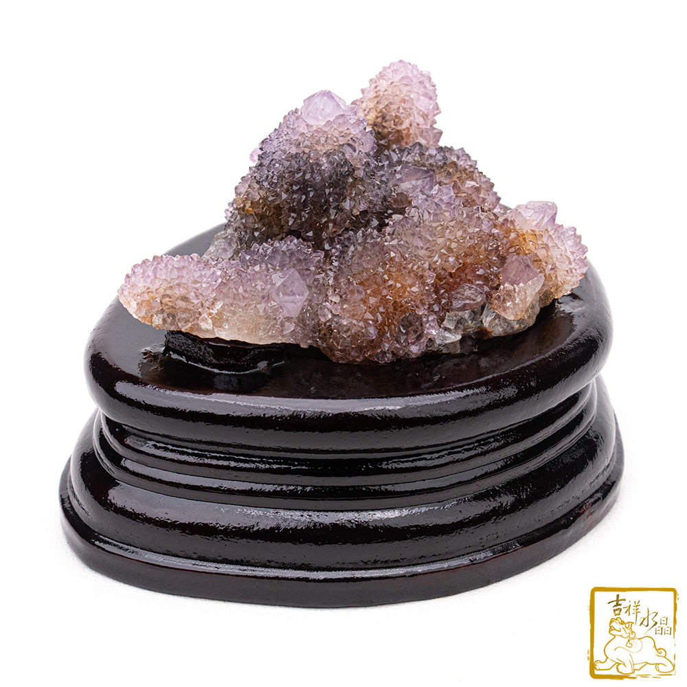 南非仙人掌紫水晶簇 340g 療癒靈性