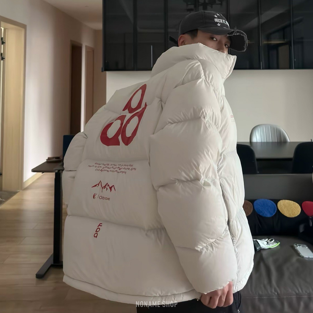 FPA 90白鴨絨 經典大LOGO 寬鬆 保暖 立領 輕量化 羽絨 外套 四色 (男/女款)