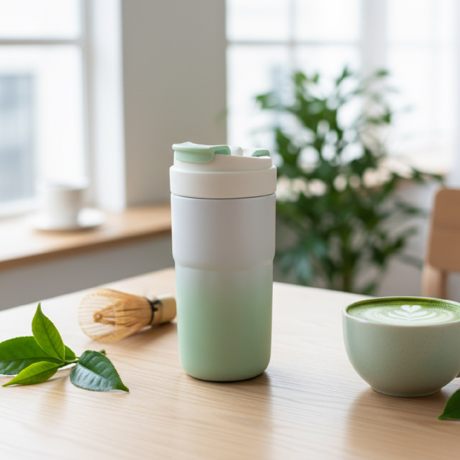 時尚漸層設計550ml隨行瓶|316鍍陶內膽|雙飲設計|免費客製化服務|SGS檢驗合格