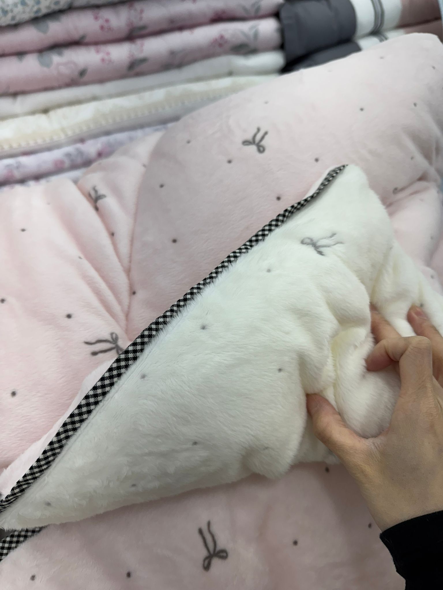 (5222) 法蘭絨被【蝴蝶結】