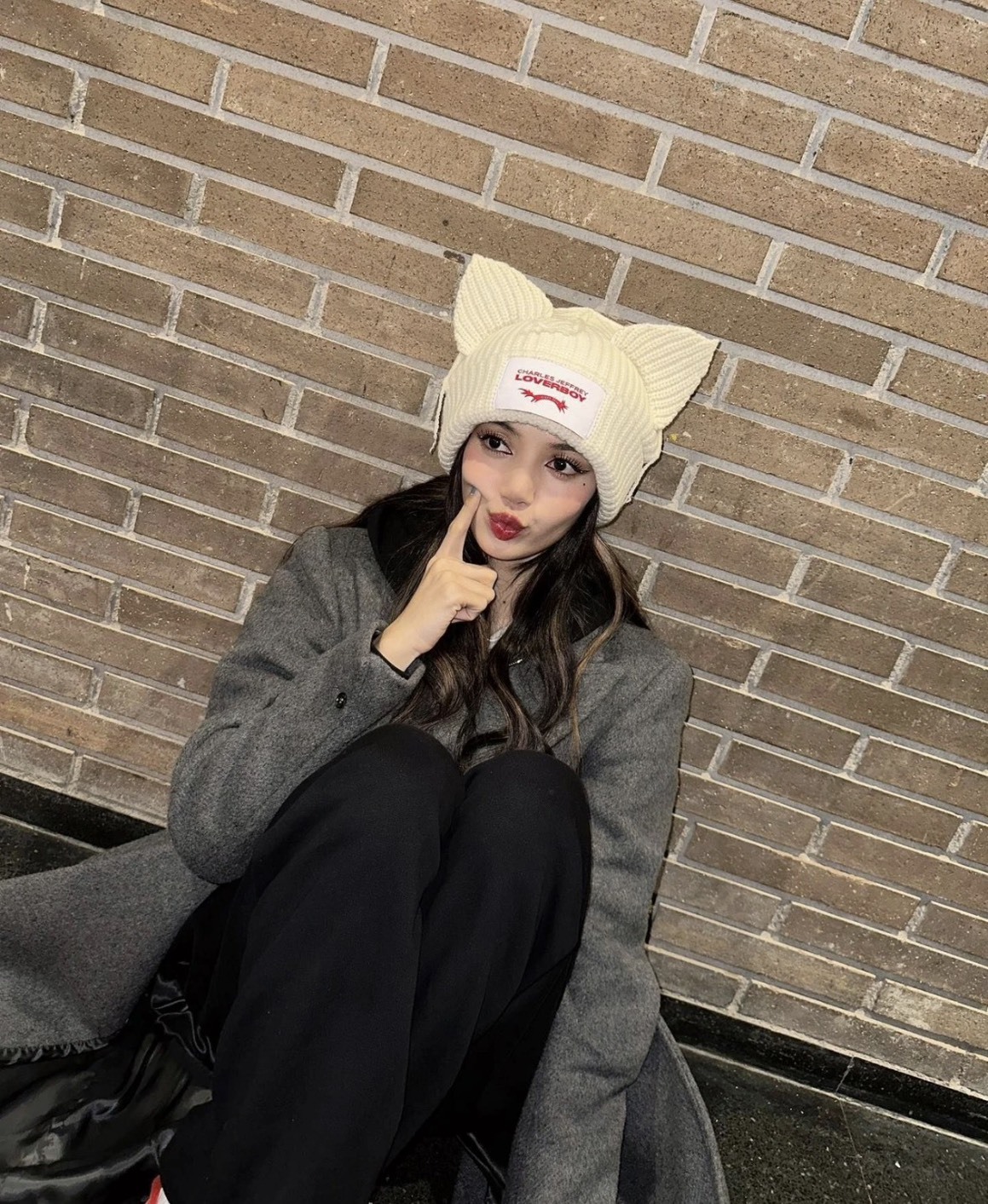 Charles Jeffrey Loverboy 貓耳針織帽 兩色