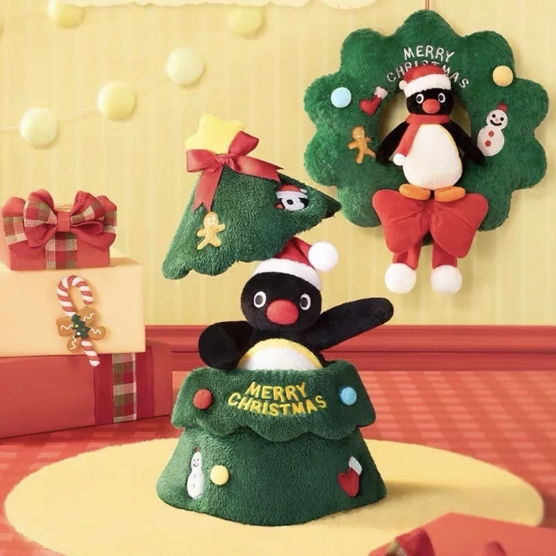 KTQ STORE ‧ Pingu x TOP TOY 企鵝家族 聖誕限定 聖誕樹 聖誕花環 裝飾 送禮
