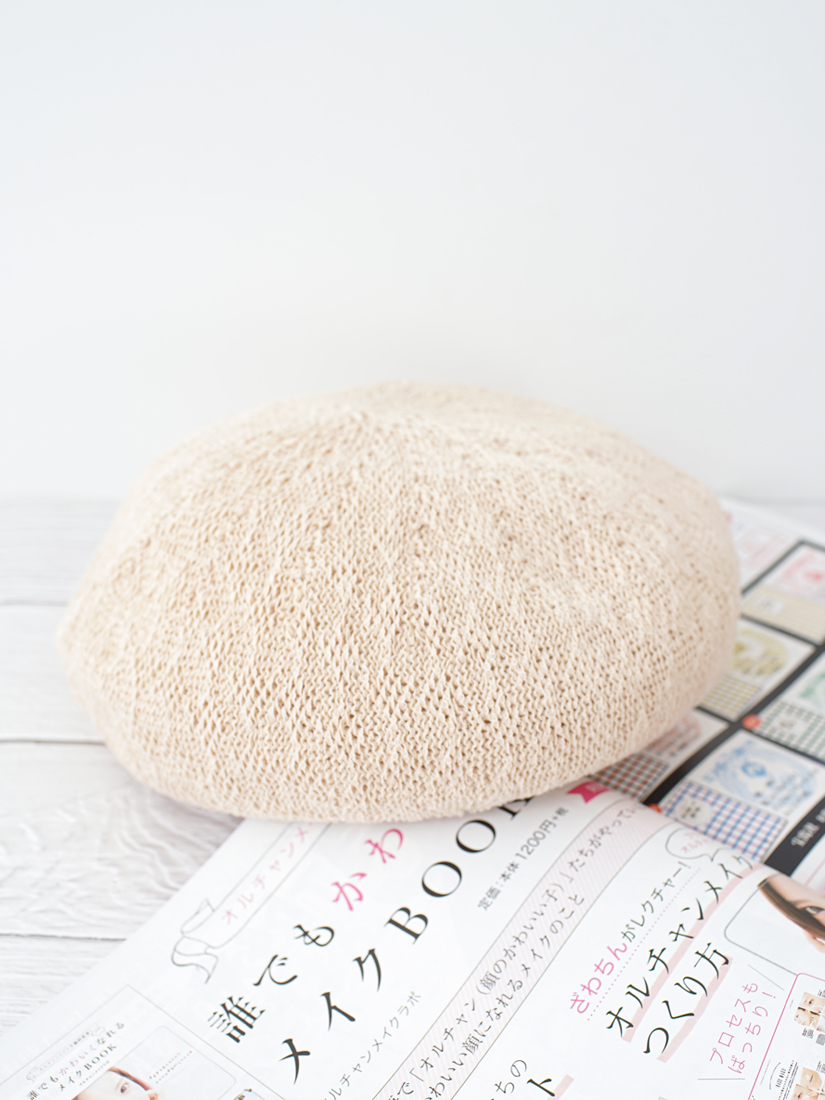 圈圈紗編織貝雷帽(5色)