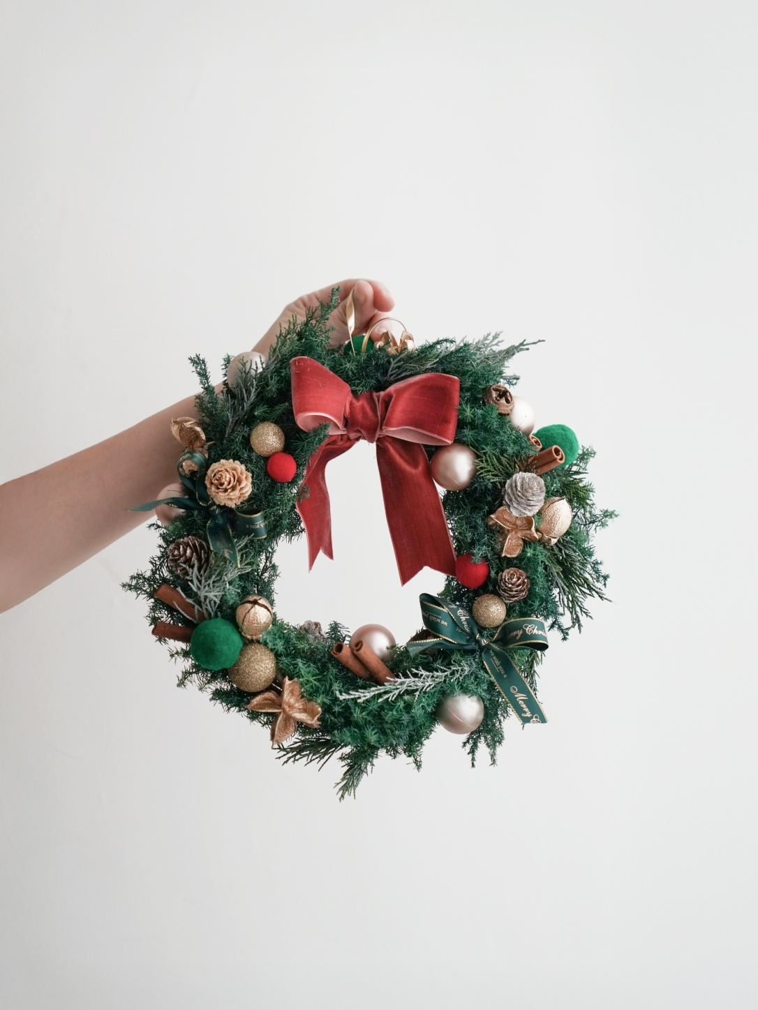 【 永生 】雪松聖誕花圈 – 07