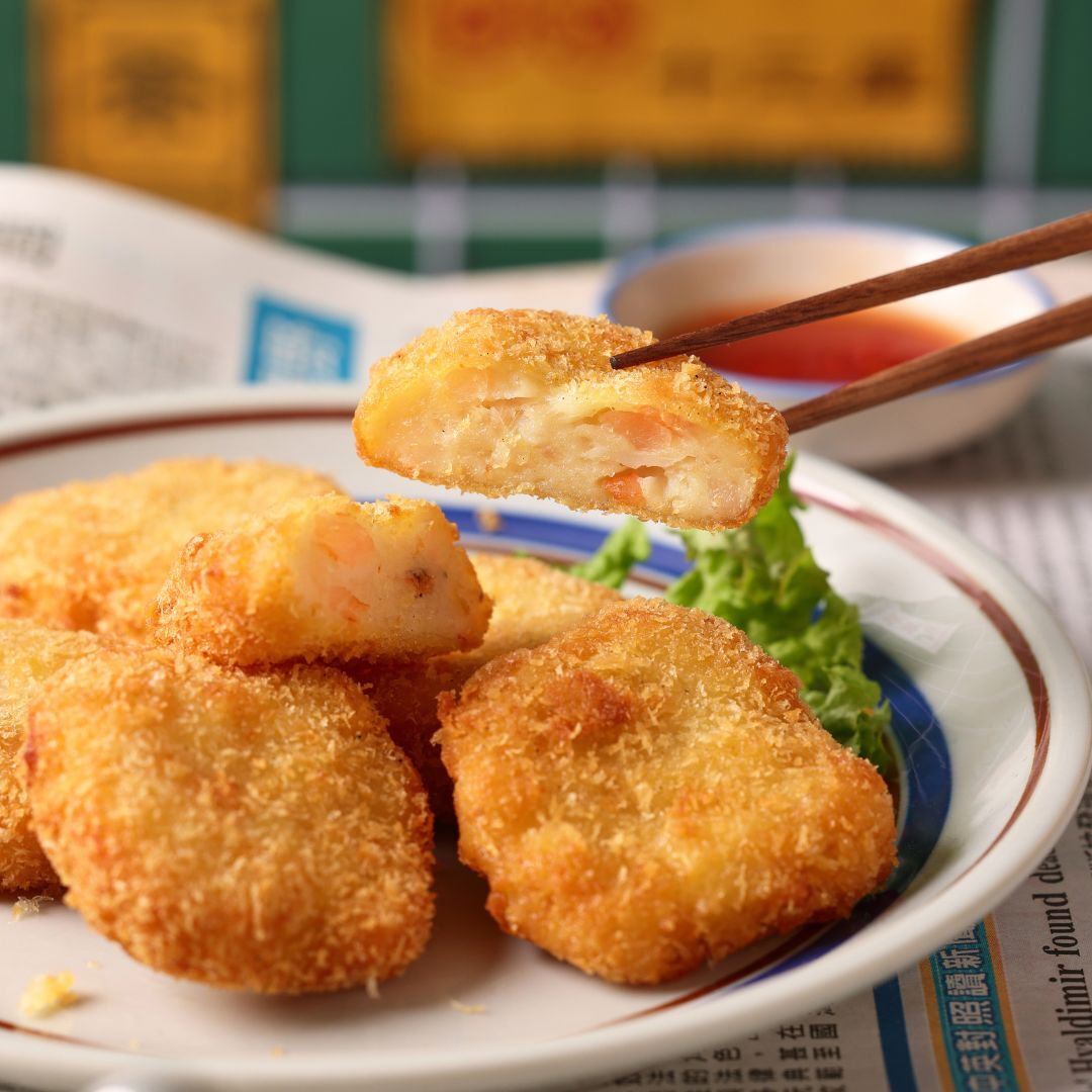 【心港點】蝦餅/6入