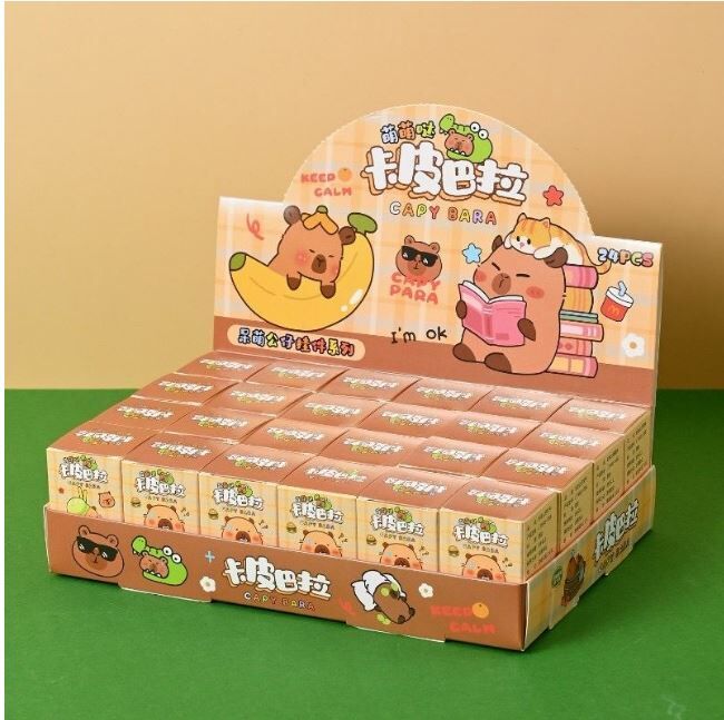 下午场直播优惠 卡皮巴拉 小盲盒 1套24个