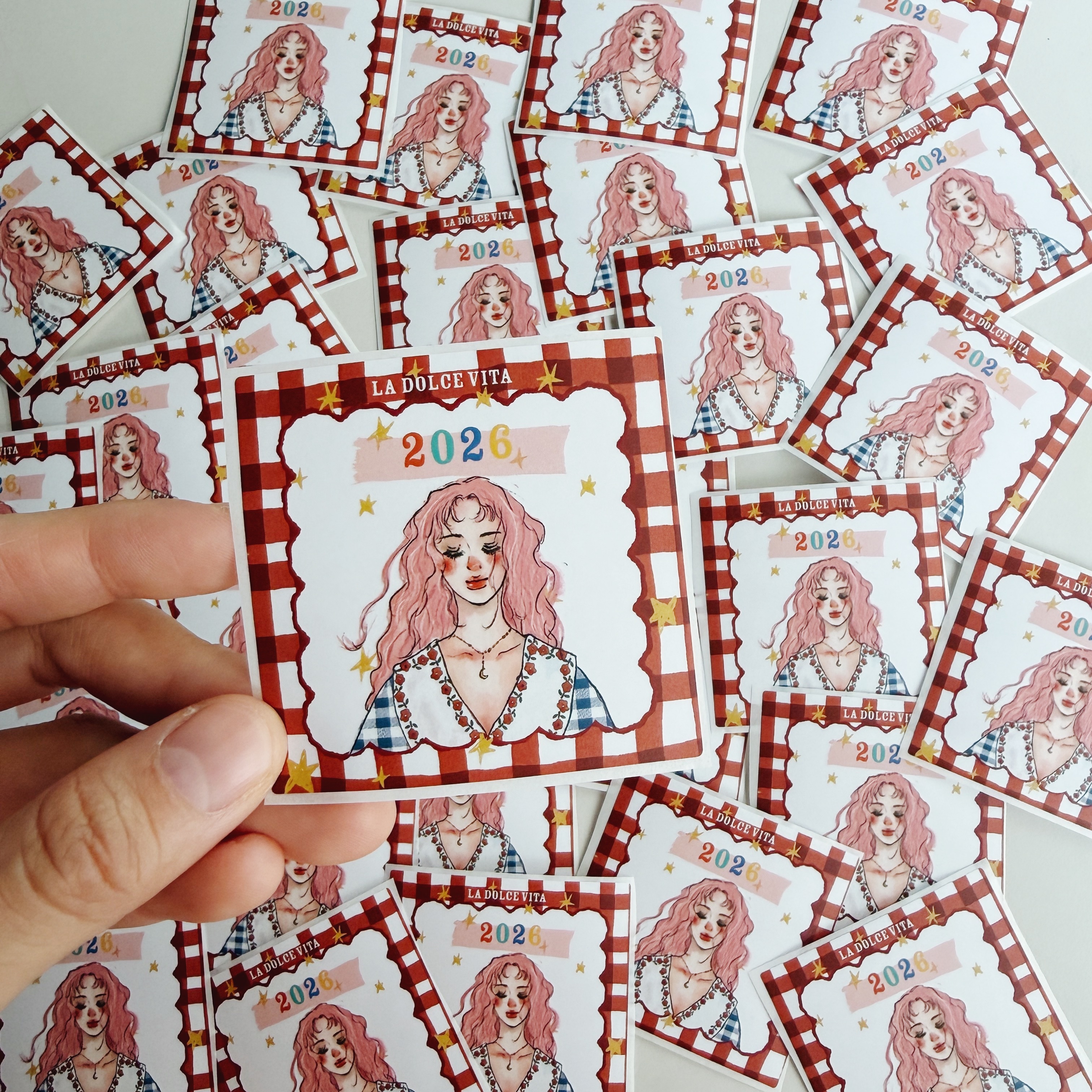 甜蜜生活_有你真好 2026手帳紀念款｜愛治文具房包裝貼紙