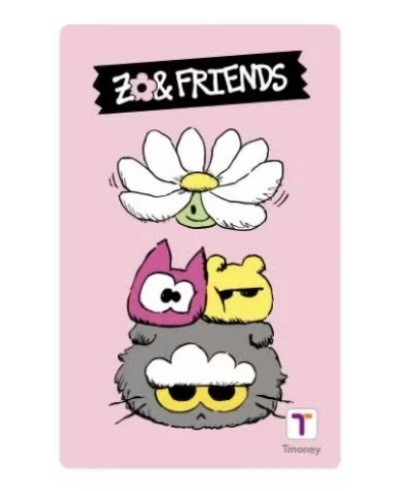 韓國 限定 GD 愛貓 ZOA 聯名 交通卡 3款