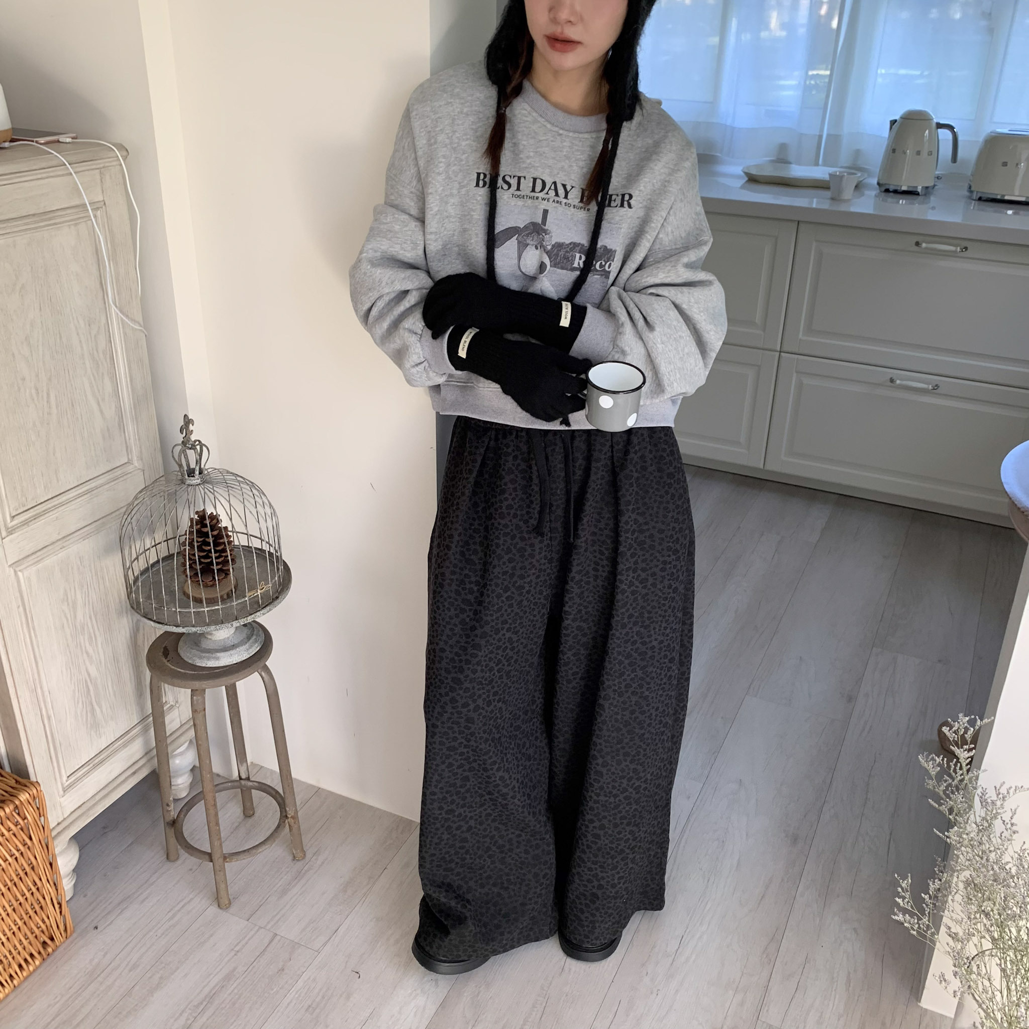 ISA_低調野性 一件帥整季!慵懶豹紋棉褲_51111