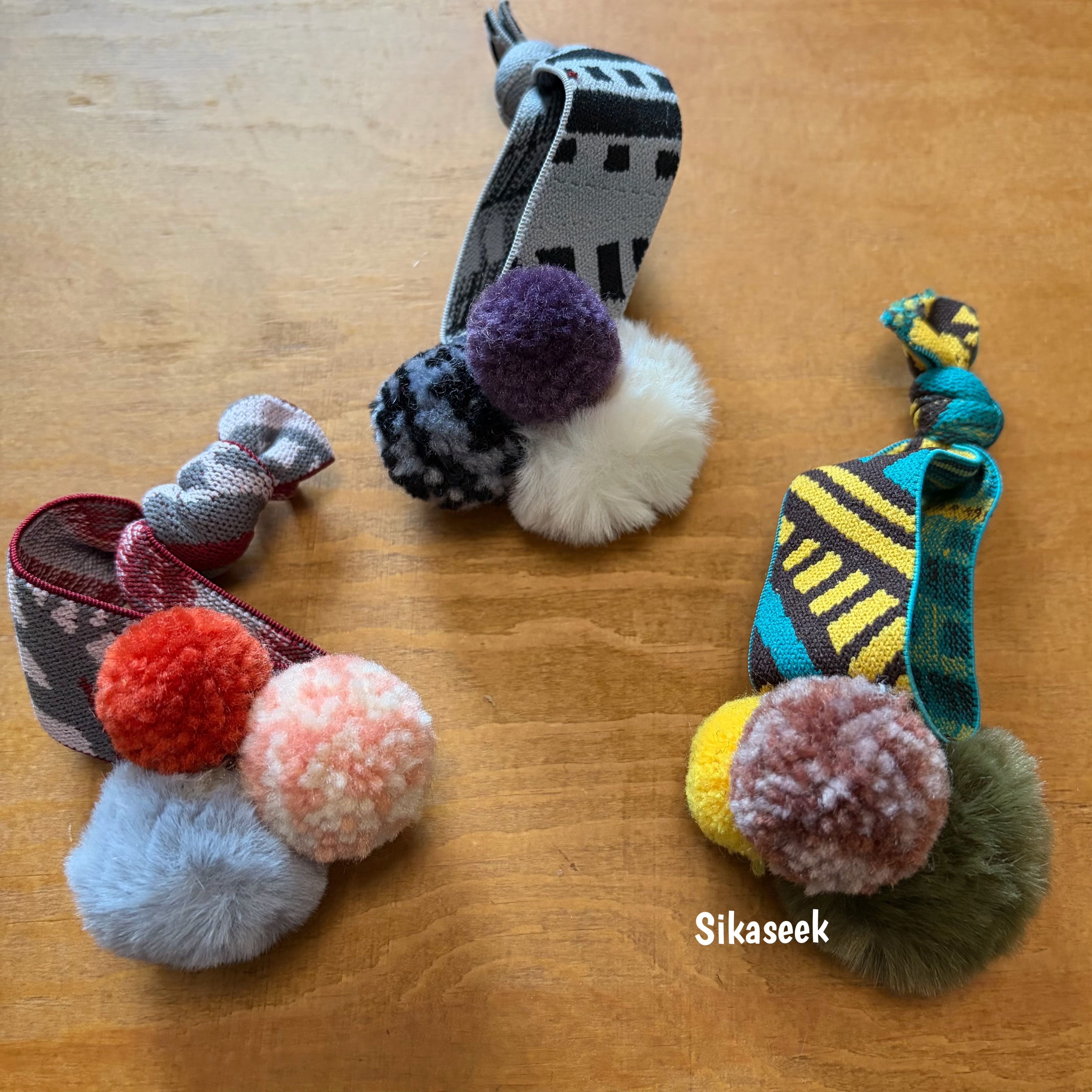 闊版彈力毛球橡筋帶