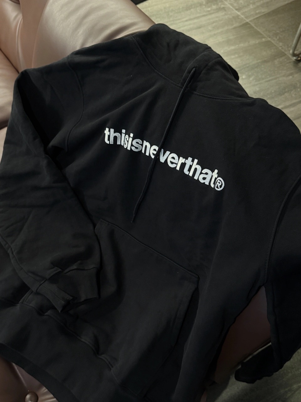 🇰🇷 THISISNEVERTHAT T-Logo Hoodie 刺繡LOGO 帽T 厚磅 挺版 多色 內刷毛 / 預購