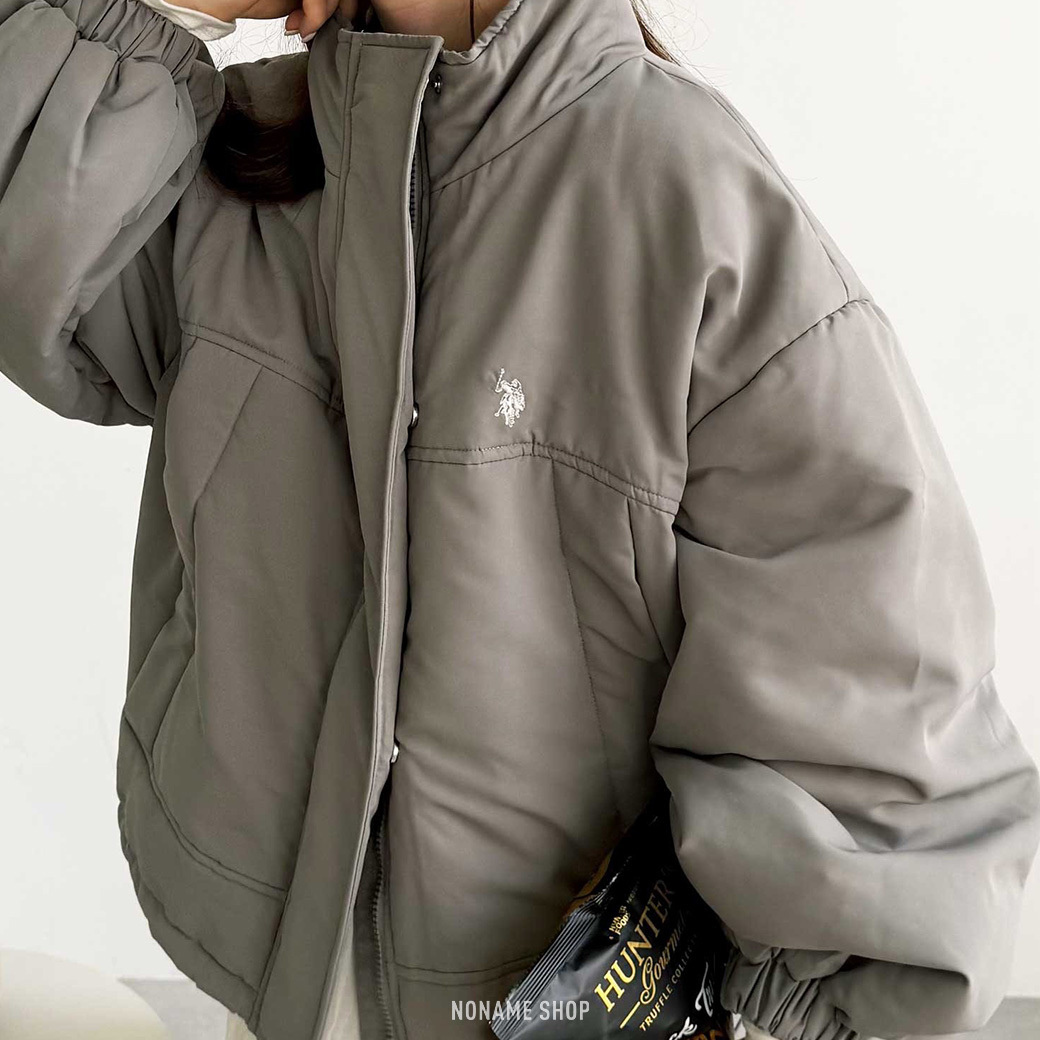 U.S. POLO ASSN X GeeRA 刺繡 LOGO 保暖 鋪棉 防風 外套 三色 (女款)