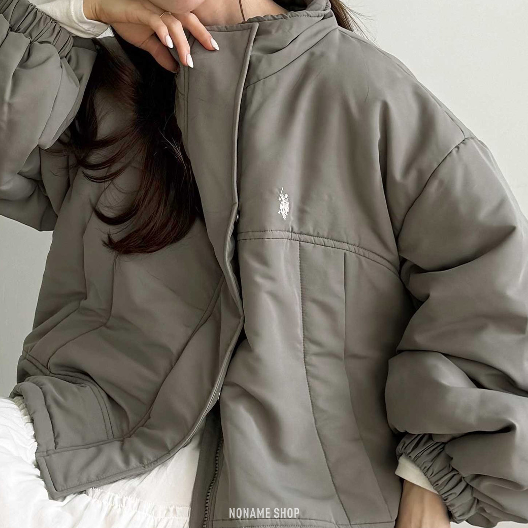 U.S. POLO ASSN X GeeRA 刺繡 LOGO 保暖 鋪棉 防風 外套 三色 (女款)